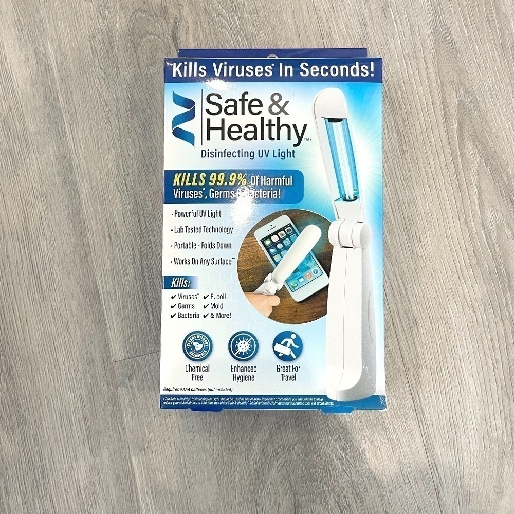 Safe And Healthy Disinfecting UV Light Kills Virus